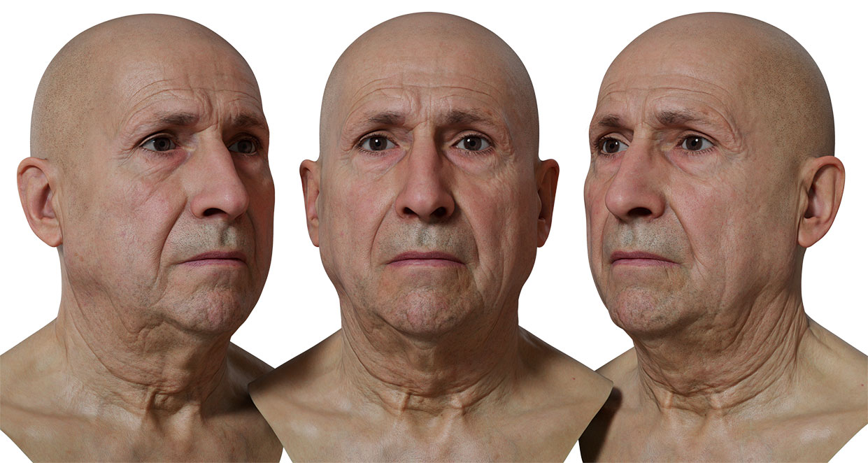 Download realistic 3d head models